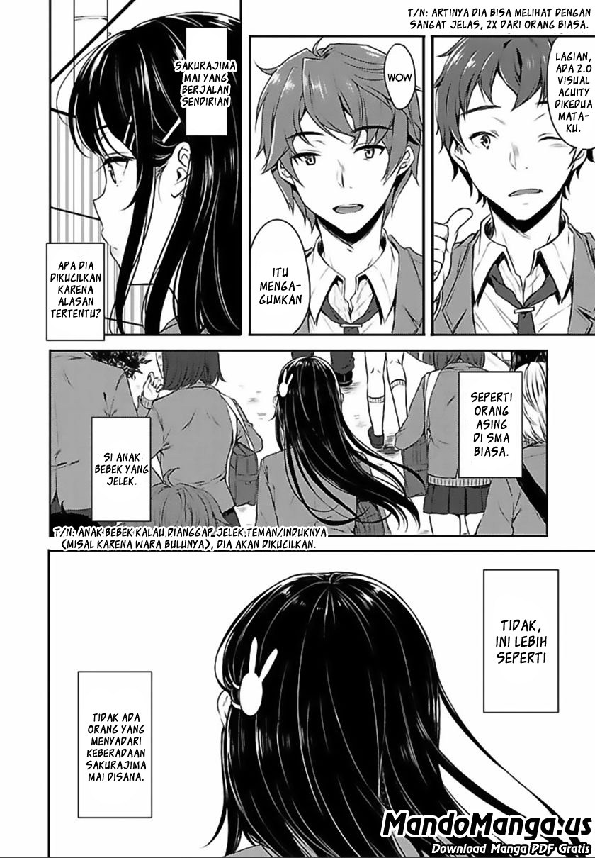 Seishun Buta Yarou wa Bunny Girl-senpai no Yume wo Minai chapter 1